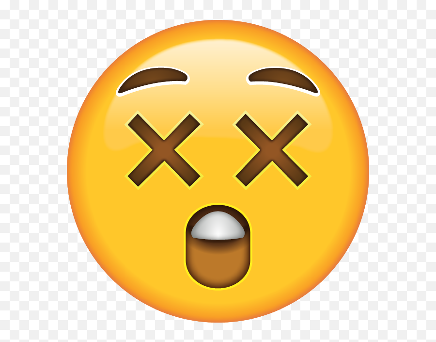 Whatsapp Emojis Png Shocked - Dizzy Face Emoji,Gasp Emoji