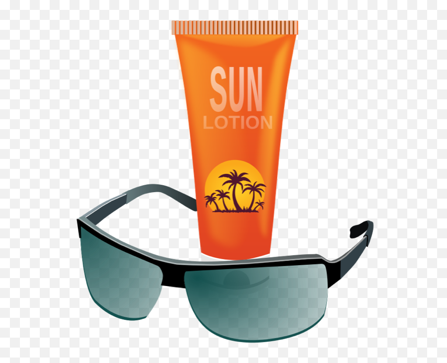 Orange Clipart Sunglasses Orange - Suntan Lotion And Sunglasses Emoji,Cat Emoji Sunglasse