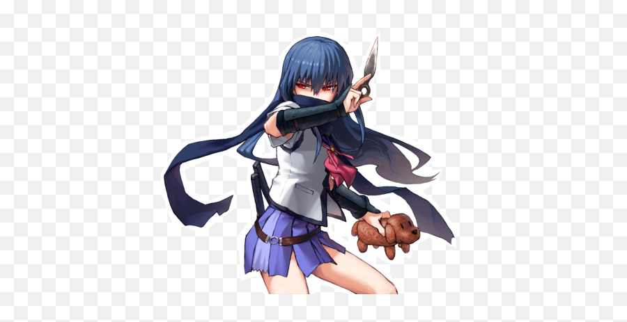 Good Anime About Female Ninjas - Shiina Angel Beats Fan Art Emoji,Senran Kagura Hikage Emotions