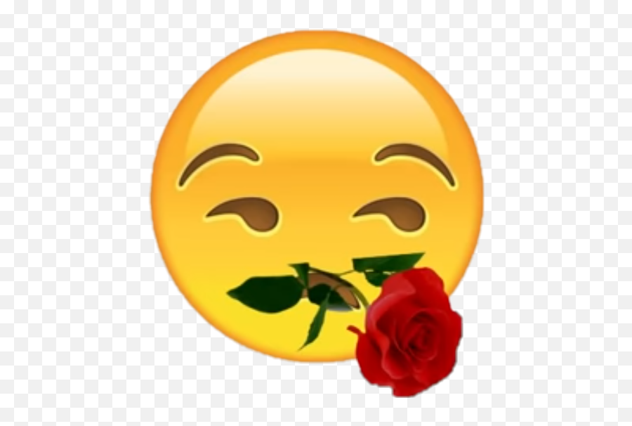 Emoji Roses Rosa Sticker By Hugo Peñaloza - Happy,Yellow Rose Emoticon