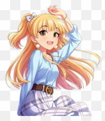 Animepinteresttanya Marie - Rika Jougasaki Transparent Emoji,Anime With Alot Of Human Emotions