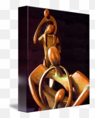 Family Unit In Soft Hues - Fine Arts Emoji,Color Abstract Sculpture Emotion