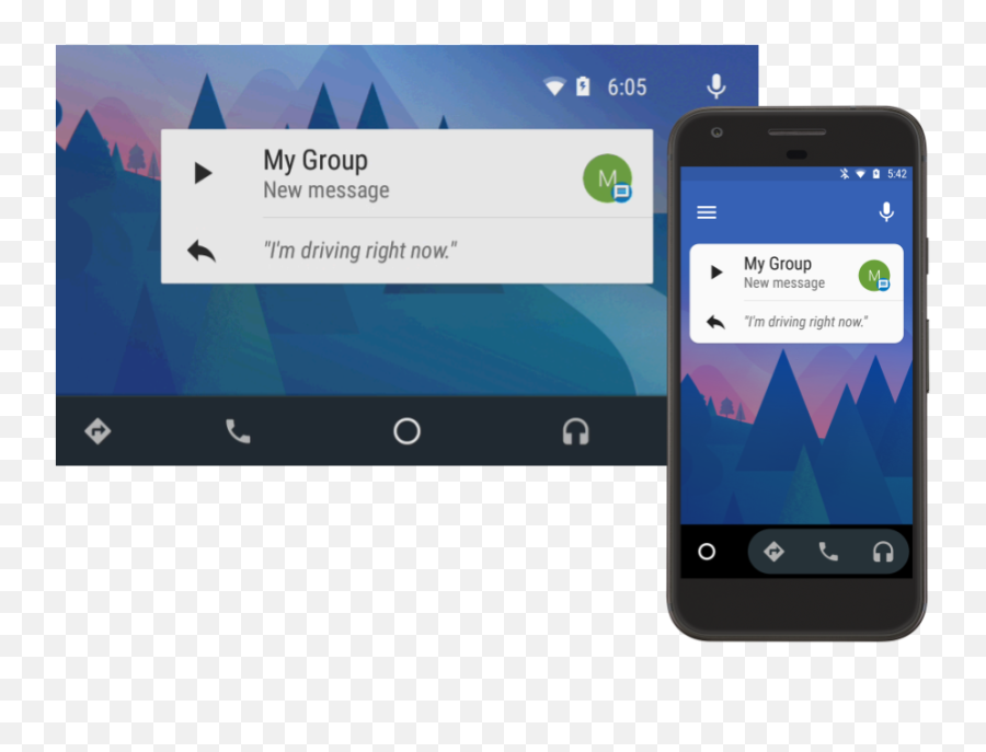 Android Developers Blog Group Messaging In Android Auto - Messages On Android Auto Emoji,Groupme Emojis