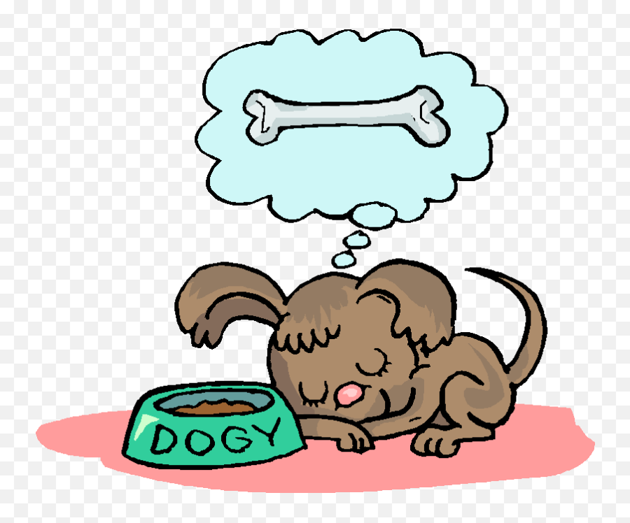 Library Of Dog Licking Banner - Dog Dreaming About Food Gif Emoji,Licking Puppy Emoticon
