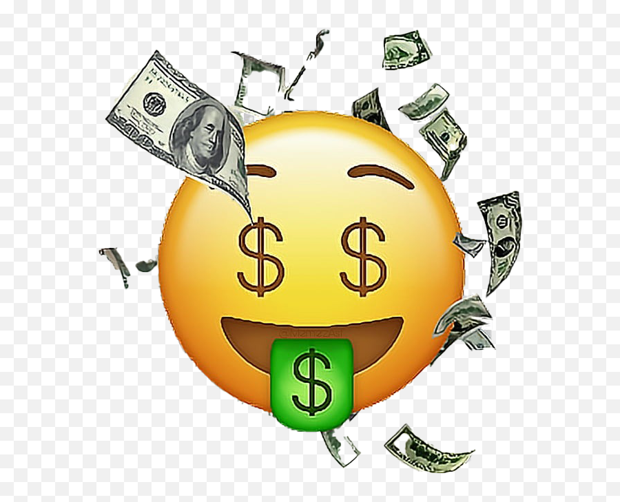 Money Emoji Png High - Money Face Emoji Transparent,Money Emoji