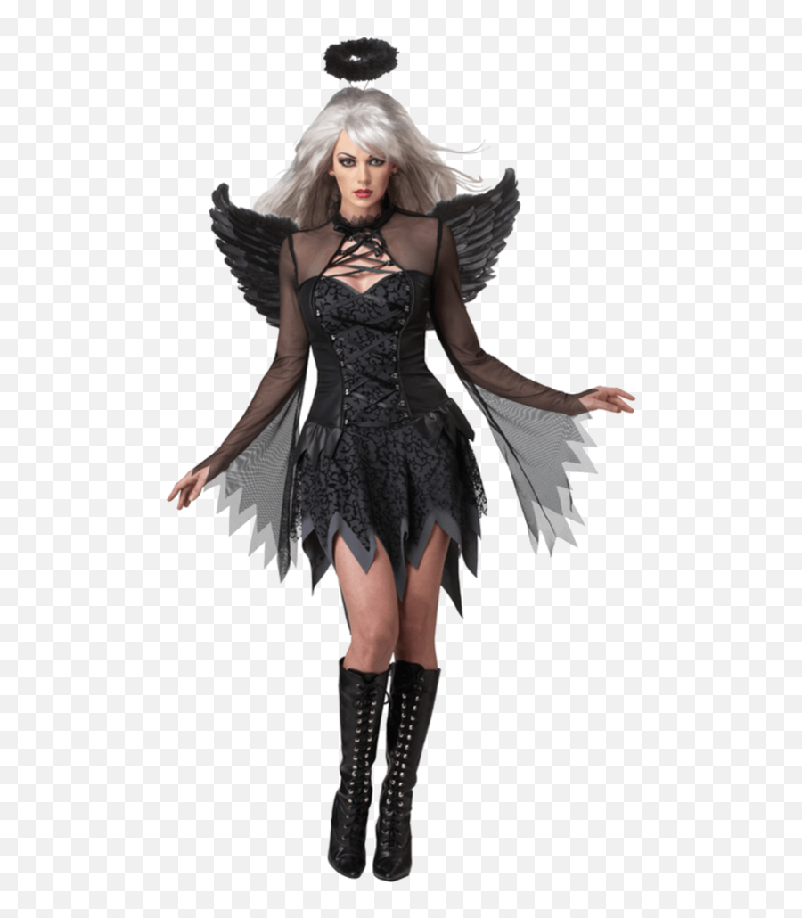 Pin On Fancy Dress - Fallen Angel Costume Emoji,Emoji Adult Halloween Costumes