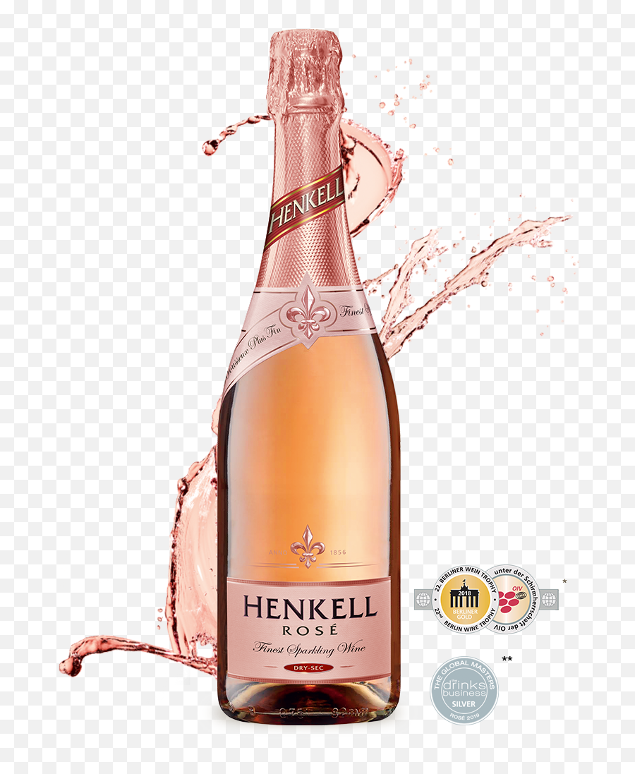 Sparkling Wine Henkell Sektkellerei - Henkell Rose Emoji,Small Emoticon Of Popping Wine Bottle