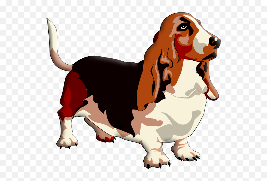 Basset Hound Clip Art - Basset Hound Clipart Emoji,Basset Hound Emoji