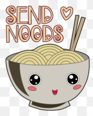 Send Noods Kawaii Ramen Bowl Miso Emoji,Ramen Emoji
