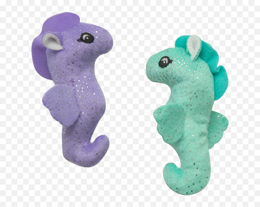 Kitty Seahorse 2pk With Catnip U2013 Snugarooz - Soft Emoji,Facebook Emoticons Seahorse