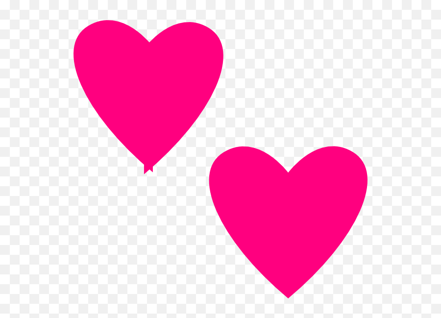 Hot Pink Heart Png Transparent Png - Hot Pink Heart Png Emoji,Double Pink Heart Emoji