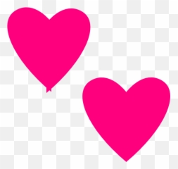 Hot Pink Heart Png Transparent Png - Hot Pink Heart Png Emoji,Double Pink Heart Emoji