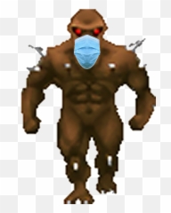 I Got Bored And Turned Mike Wazowski Into A Cacodemon Lol - Doom Imp Sprite Gif Emoji,Before Emotions Were Invented Meme Mike Wazoski