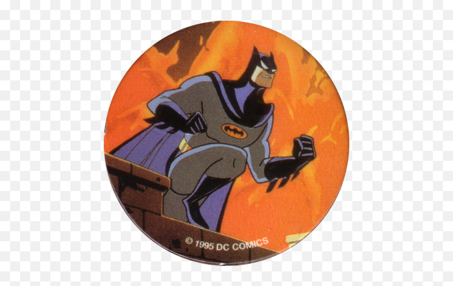 Contemporary Manufacture 1995 - Batman Pog Emoji,Batman Emotion
