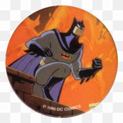 Contemporary Manufacture 1995 - Batman Pog Emoji,Batman Emotion