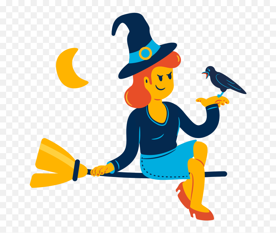 Witch Hat Clipart Illustrations U0026 Images In Png And Svg - Fictional Character Emoji,Witch Emoji Android Flying Cat
