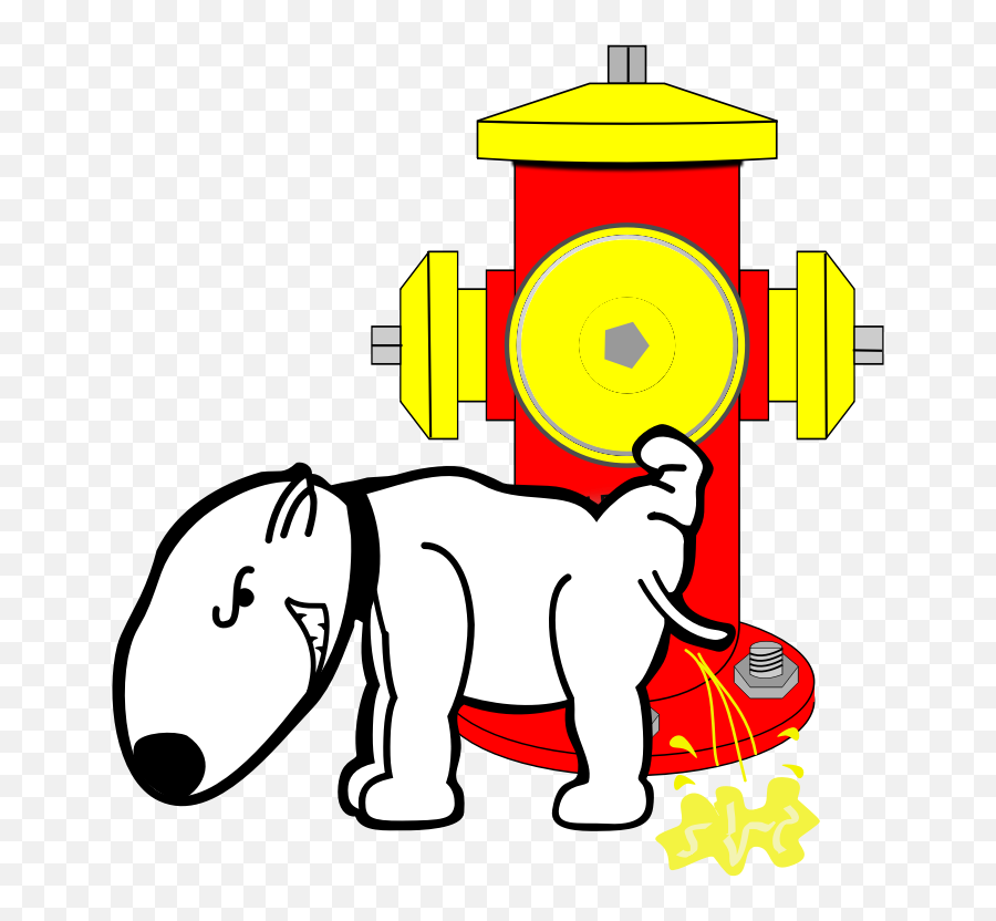 Dog Peeing On Hydrant Clip Art Image - Dog Peeing On Fire Hydrant Emoji,Peeing Emoji