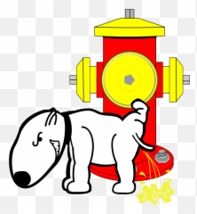 Dog Peeing On Hydrant Clip Art Image - Dog Peeing On Fire Hydrant Emoji,Peeing Emoji