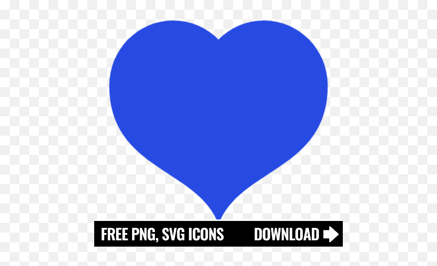 Free Blue Heart Icon Symbol Png Svg Download Emoji,Emoji Heart Color Meaning