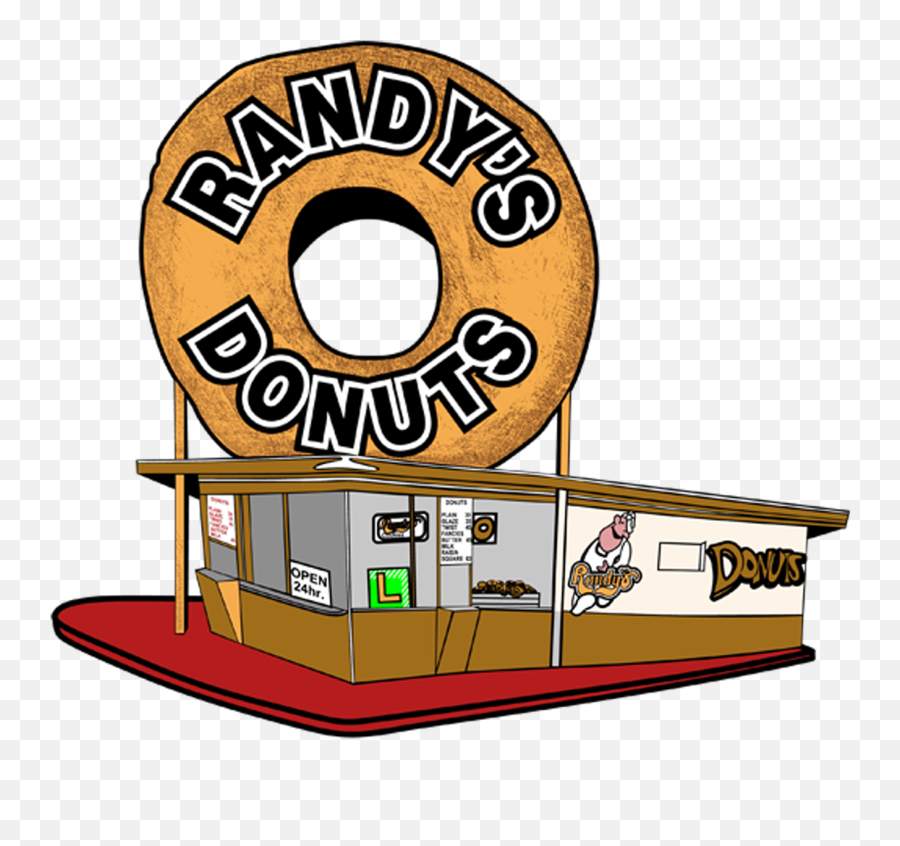 Randyu0027s Donuts Logo Full Size Png Download Seekpng Emoji,Donut Emoji