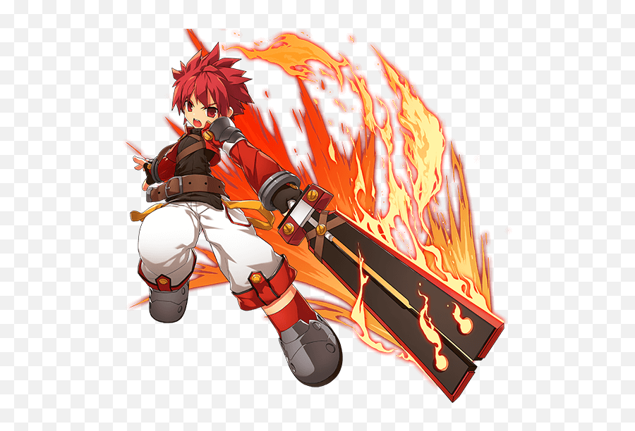 Elsword U2013 Free To Play Anime Action Mmorpg - Fictional Character Emoji,Erbluhen Emotion Guide