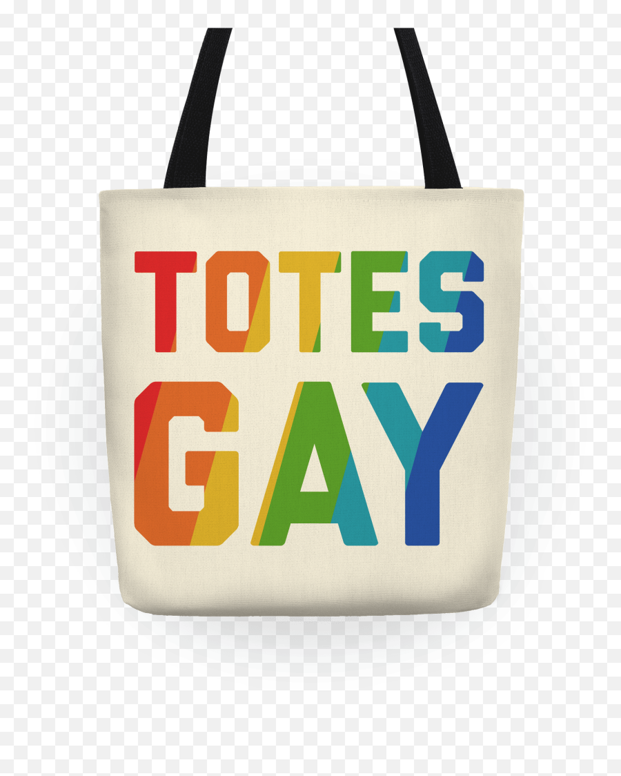Totes Gay Totes Lookhuman - Tote Bag Gay Png Emoji,Emoji Book Bags For Sale