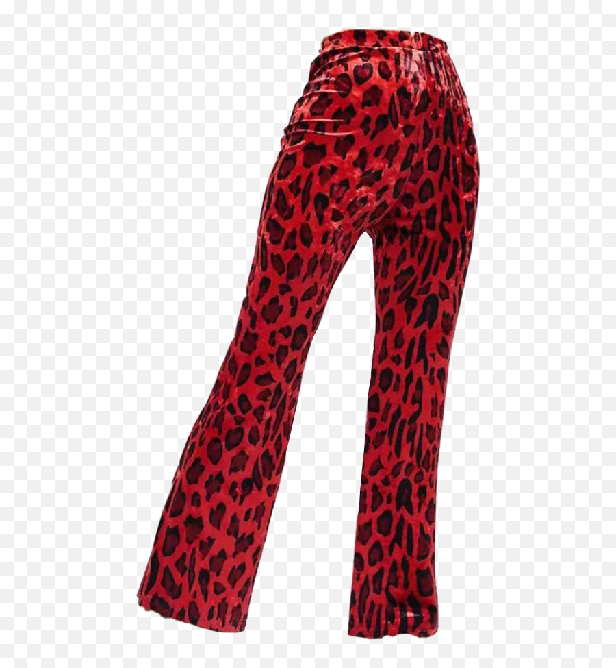 Red Cheetahprint Pants Sticker - For Women Emoji,Emoji Pajama Bottoms