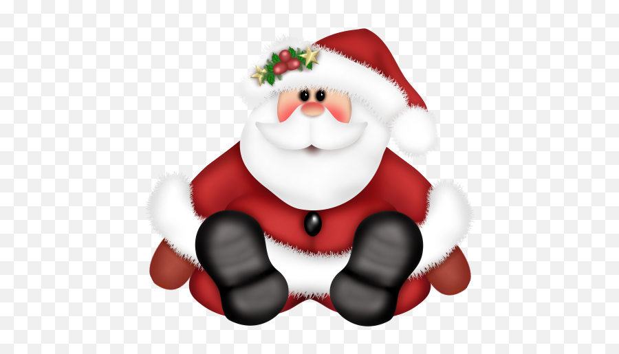 Cute Santa Claus Png Clipart - Santa Christmas Clip Art Free Emoji,Father Christmas Emoji