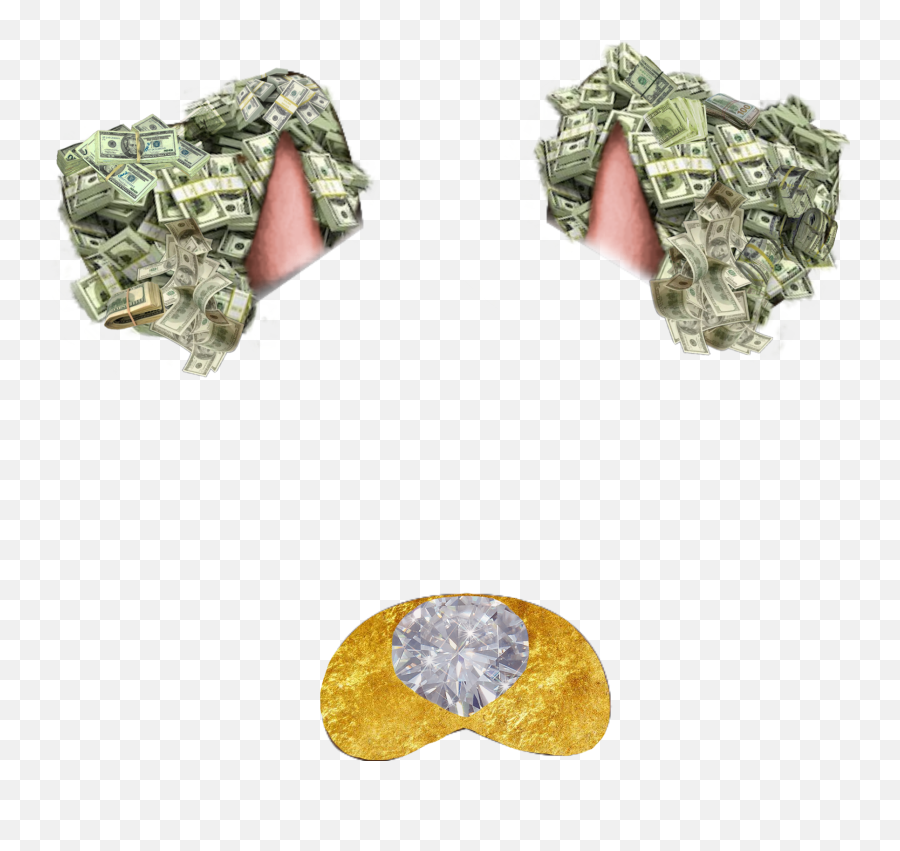 Dogfilter Mask Face Money Gold Sticker By Supremeasf - Combat Uniform Emoji,Cash Face Emoji