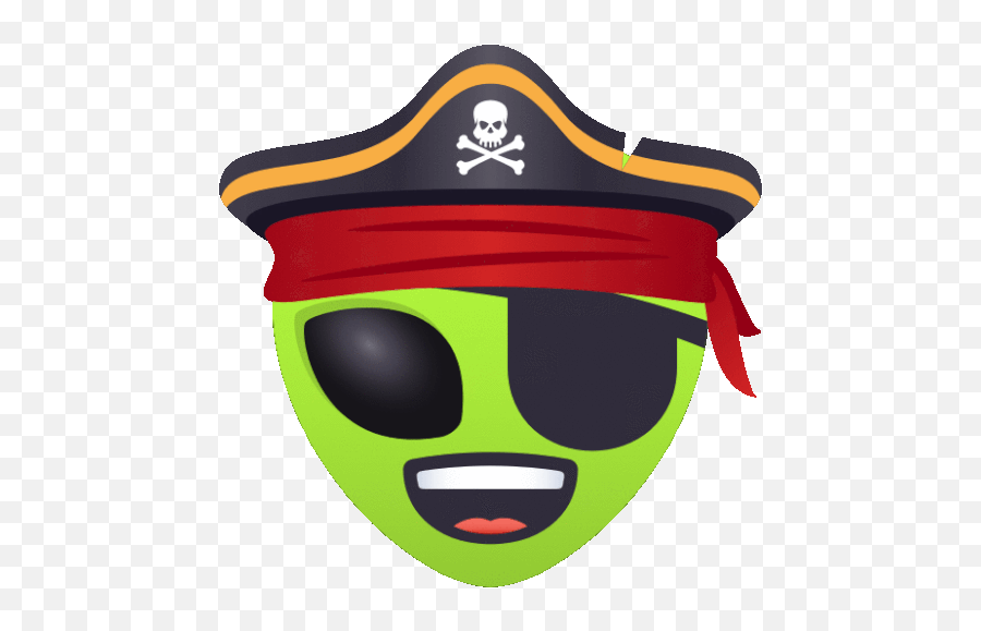 Pirate Alien Gif - Pirate Alien Joypixels Discover U0026 Share Gifs Pirate Dog Emoji,Sparrow Emoji