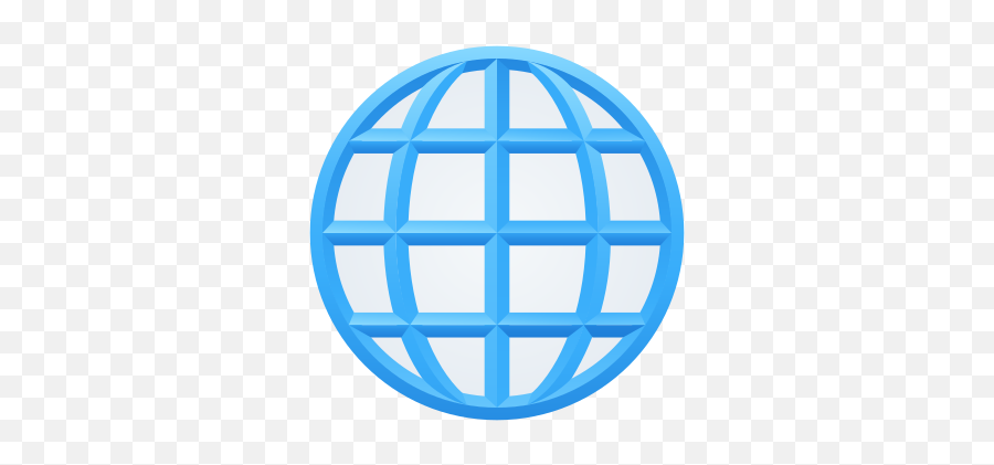 Globe With Meridians Icon - Blue Globe Logo Png Emoji,Fat Emoji Android