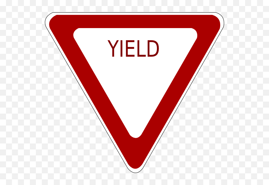 Free Road Traffic Signs Download Free - Yield Sign Clipart Emoji,Yield Sign Emoji