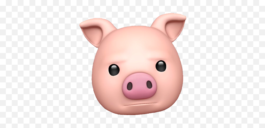 Download Pig Emoji Emojisticker Piggy - Ios Pig Emoji Png,Pig Emoji Png