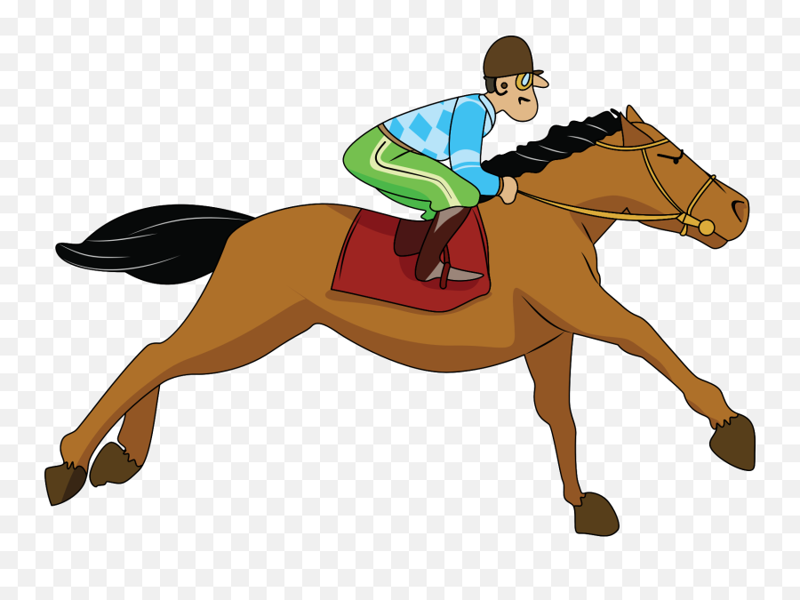 Jockey - Galloping Clipart Emoji,Horse Rider Emoji