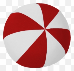 Red White Ball Pillow Transparent Cartoon - Jingfm Red And White Stripe Ball Emoji,Soccer Emoji Pillow