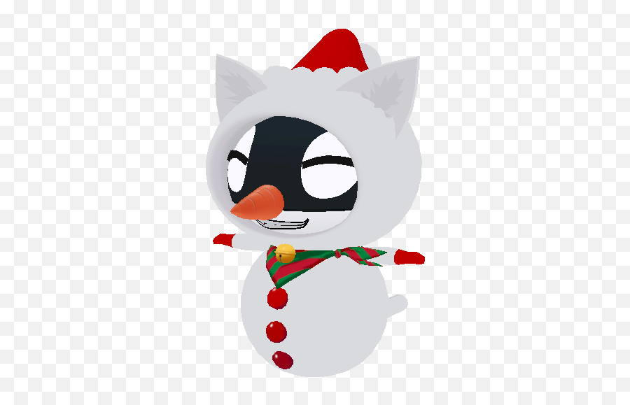 Download Hd Cat Snowman - Morgana Persona 5 Dlc Transparent Santa Morgana Persona 5 Emoji,Morgana Persona 5 Emoticon