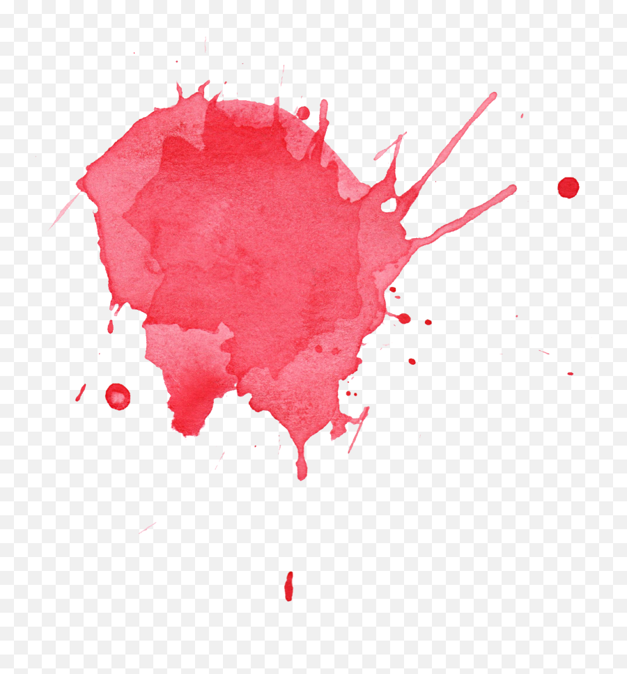 Color Red This Single Most Dynamic - Watercolor Red Paint Splatter Emoji,What Emotion Does Scarlet Red Represent