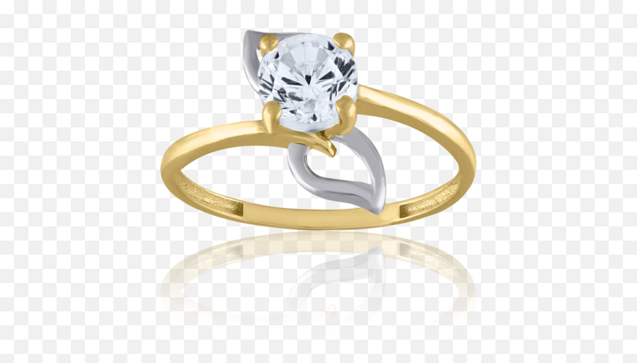 Engagement Rings - Wedding Ring Emoji,Emotions Cubic Zirconia 10k Gold Swirl Ring