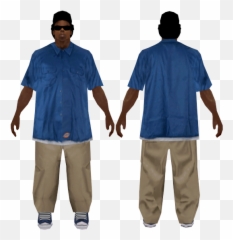 Shr - Gta Sa Button Up T Shirt Mod Emoji,Crip Emoji