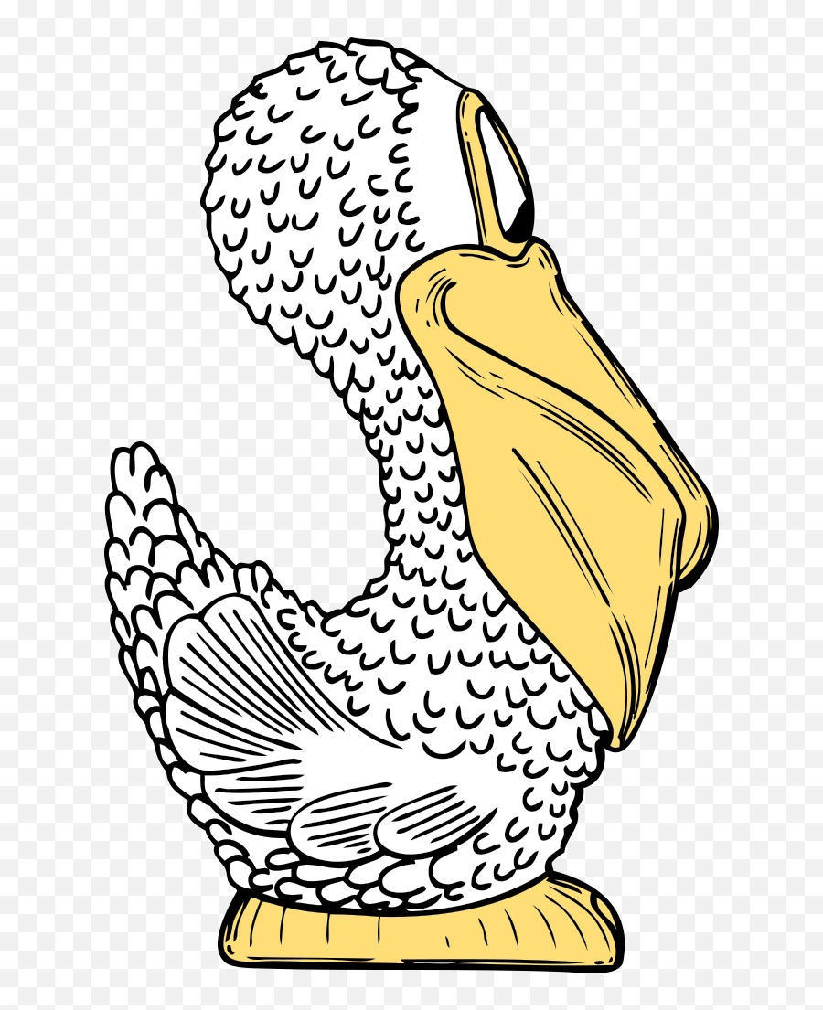 Pelican Side View Png Svg Clip Art For - Cartoon Pelican Emoji,Pelican Emoji