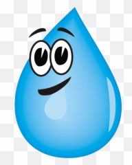 One Big Ocean - Cartoon Transparent Background Water Drop Emoji,Emoticon Sea Otter