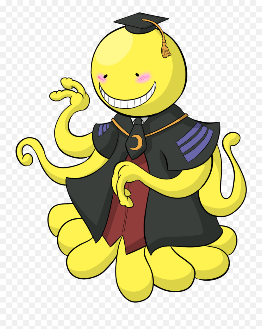 Koro Sensei Deviant Art Anime Mangas - Koro Sensei Assassination Classroom Tattoo Emoji,Birthday Emoticons Deviantart