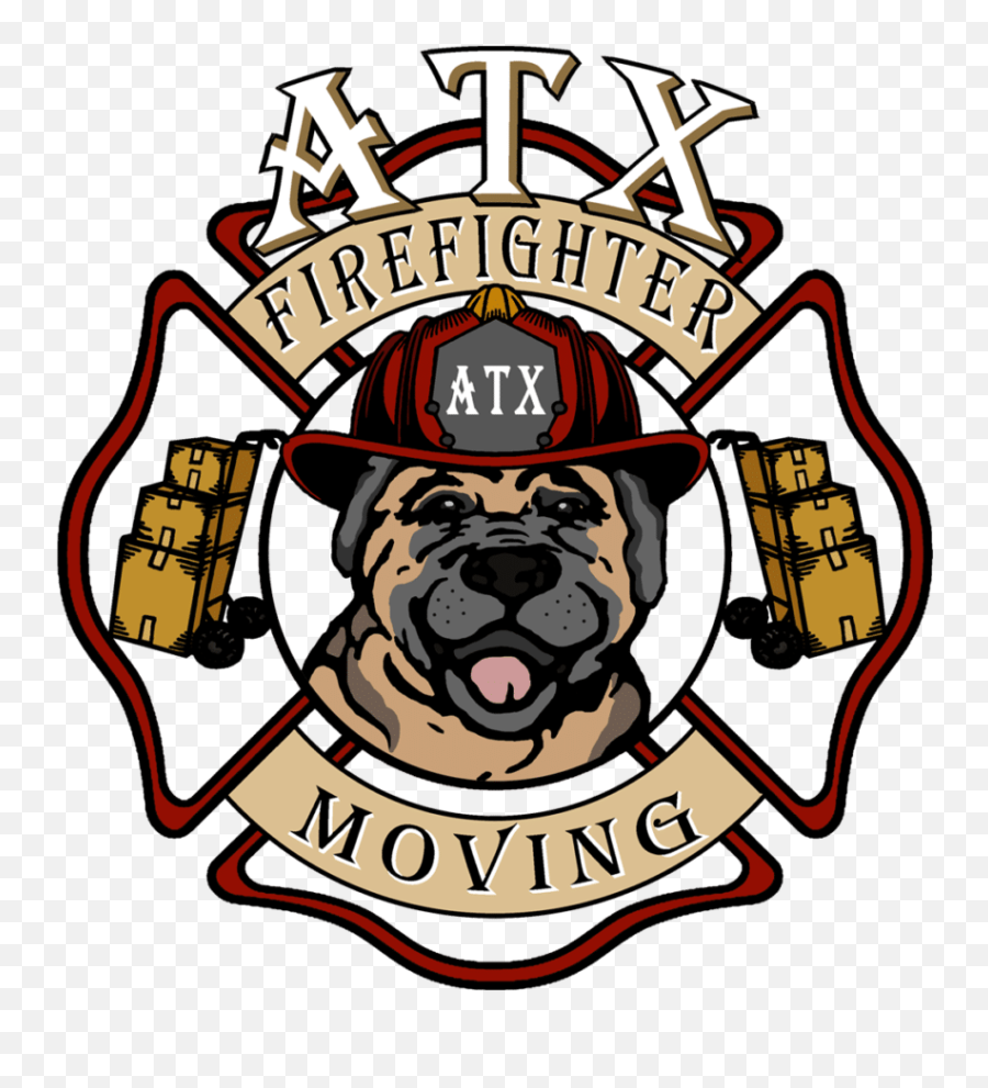 Firefighter Movers In Austin Tx - Fire Rescue Logo Black And White Emoji,Emotions When Family Moves Away