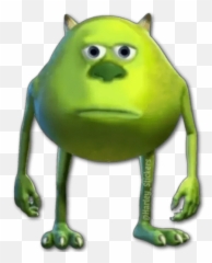 Memes Mike Wazowski - Mike Wazowski Sticker Png Emoji,Mike Wazowki Meme Emoji