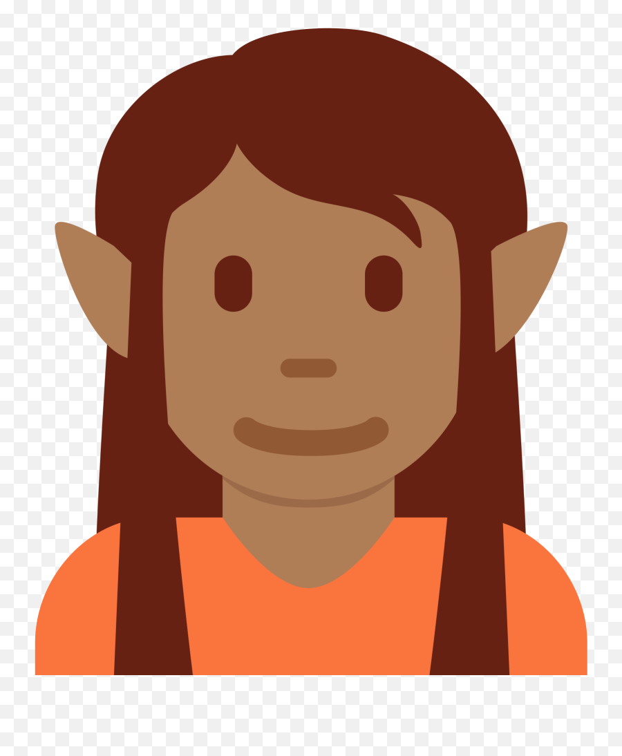 Elf Emoji Clipart - Fictional Character,Cute Fairy Emoji