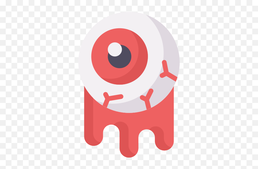 Eyeball Halloween Free Icon Of Halloween - Dot Emoji,Halloween Emoticons Text.