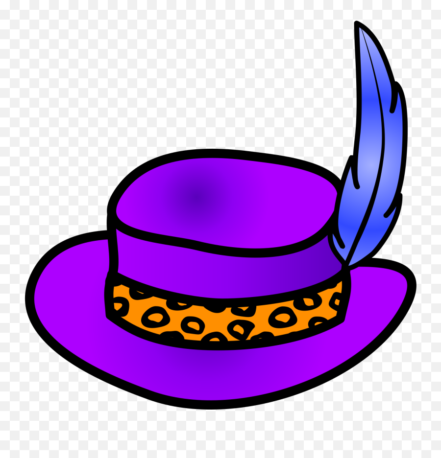 Pimp Hat Png Icons - Pimp Hat Clipart Transparent Png Full Pimp Hat Clip Art Emoji,Emoji Wearing Hat Sketch