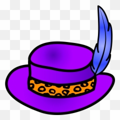 Pimp Hat Png Icons - Pimp Hat Clipart Transparent Png Full Pimp Hat Clip Art Emoji,Emoji Wearing Hat Sketch