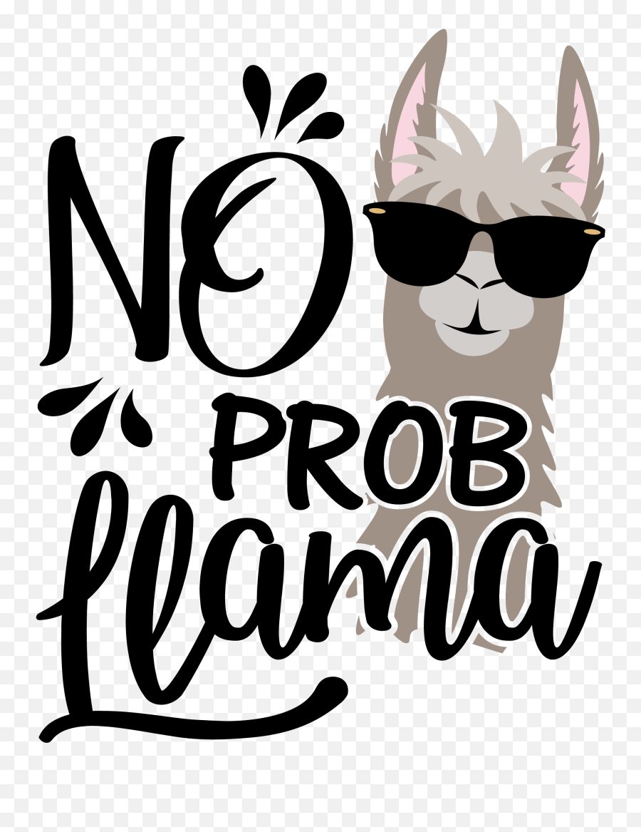 Llama Png - No Prob Llama Party Season Store Llama No Prob Llama Clipart Emoji,Llama Emoji