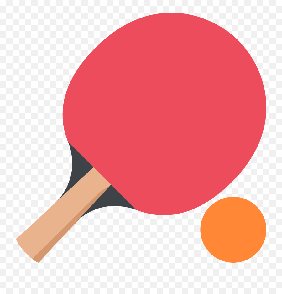 Table Tennis Paddle And Emoji - Ping Pong Emoji Discord,Emojis In Racket